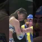 【女子プロレス】天咲光由が菊タローのセクハラ攻撃の危機！【スターダム】