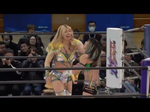 【スターダム】羽南と星来芽依が試合後乱闘に！試合ハイライト 星来芽依＆狐伯 vs 羽南＆飯田沙耶 タッグリーグ公式戦！-11.20青森大会-【STARDOM】