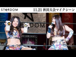 【マイクまとめ】11・21『第14回 ゴッデス・オブ・スターダム ~タッグリーグ戦~ 北東北 2DAYS in YOKOTE』横手・秋田ふるさと村ドーム劇場【STARDOM】