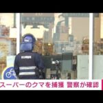 秋田市のスーパー侵入のクマ「箱わな」で捕獲 警察が確認 (2024年12月2日)