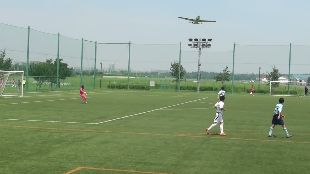 2015/7/26 調布飛行場離陸～墜落音 西町サッカー場より