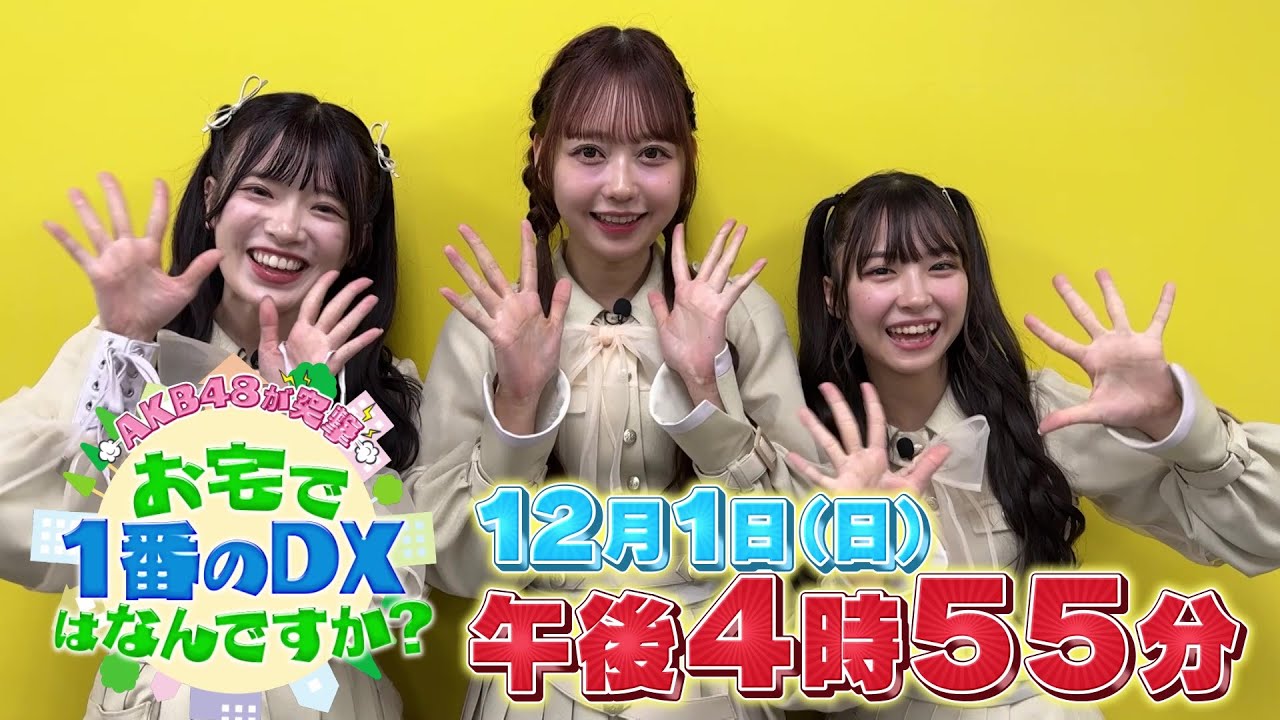 【予告】AKB48が突撃！お宅で1番のDXはなんですか？