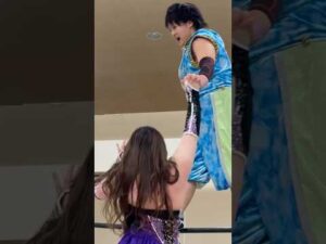 【女子プロレス】トップロープを後ろ歩き【大空ちえ】【PURE-J】#玉川ボール #shorts