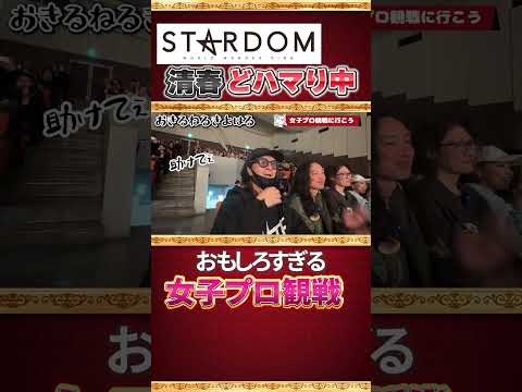 【清春 どハマリ中！】STARDOM　おもしろすぎる女子プロレス観戦！ #清春 #女子プロレス #STARDOM #琉悪夏 #刀羅ナツコ