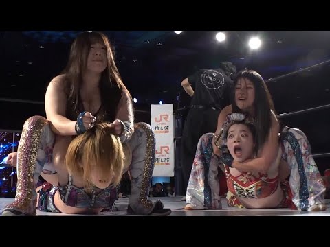 【スターダム】"クマはしない女"朱里が目の前で強制クマさせられ大ショックの八神蘭奈!試合ハイライト 葉月&コグマ vs 朱里&八神蘭奈!-1.26高田馬場大会-【STARDOM】