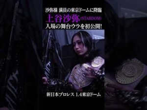 【新日本プロレス】沙弥様がイッテンヨンに降臨 #上谷沙弥 #stardom #njpw #njwk20 #shorts