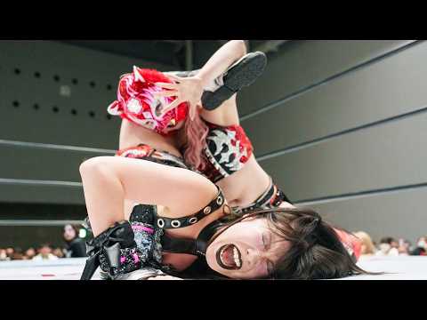 【スターダム】『制服を着て吏南対策ノートで勉強してきたよ』スターライト・キッド&星来芽依 vs 吏南&稲葉あずさ 試合ハイライト!2.15群馬・高崎大会-【STARDOM】