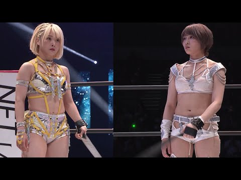 【スターダム】女子プロレス史上初！手を革ひもで結ぶ！なつぽい vs 安納サオリのインディアンストラップマッチ！『負けるのは嫌！』-7.2横浜武道館大会-【STARDOM】