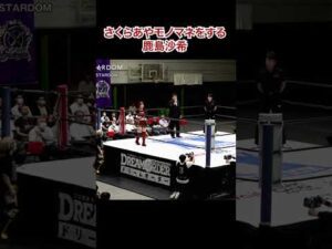 さくらあやのハイキックをマネする鹿島沙希 #stardom #shorts  #スターダム #女子プロレス #prowrestling #プロレス