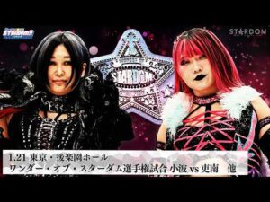 【プレミア公開】1.11後楽園 アーティスト戦 H.A.T.E.vsゴッズアイ/1.21 愛川ゆず季 限定復帰/ワンダー戦 小波vs吏南『We are STARDOM!!』#322【STARDOM】