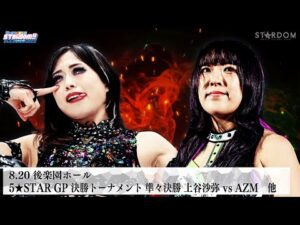 【プレミア公開】5★STAR GP 2025準々決勝 8.20後楽園/リーグ１位通過 安納・上谷・Sareee・なつぽい登場！『We are STARDOM!!』#300【STARDOM】