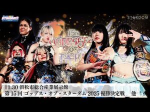 【プレミア公開】11.30 ゴッデスタッグリーグ優勝決定戦！さくらら登場/レッドゴッデス代表決定戦 刀羅ナツコ&琉悪夏vs鉄アキラ&ボジラ『We are STARDOM!!』#316【STARDOM】