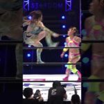 【女子プロレス】フワちゃんが上谷沙弥の強烈な2段蹴りを浴びる！【スターダム】