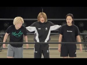 【スターダム】練習生アキラ vs ユリアの公開スパーリング！（赤コーナーアキラ、青コーナーユリア）-1.12名古屋・栄大会-【STARDOM】