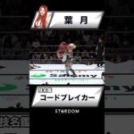 【技名鑑】葉月『コードブレイカー』#STARDOM #スターダム #女子プロレス