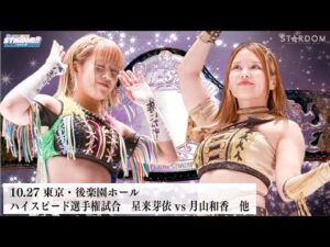 【プレミア公開】10.27後楽園 ハイスピード戦 星来芽依vs月山和香/10.30 神田明神 NBタッグ戦 RoB vs さくらら『We are STARDOM!!』#309【STARDOM】