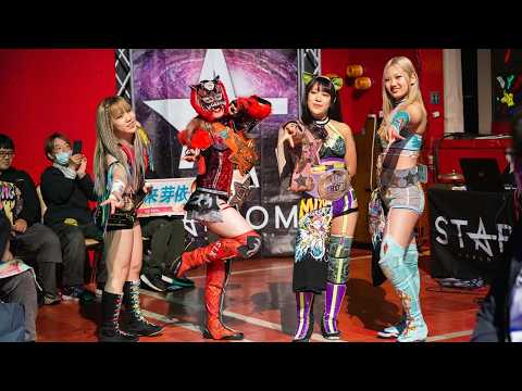 【スターダム】天咲光由が地元京都凱旋!4人体制ネオジェネNEWダンス!スターライト・キッド&AZM&星来芽依&天咲光由 vs 朱里&妃南&レディ・C&八神蘭奈!-5.25京都大会-【STARDOM】