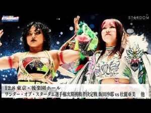 【プレミア公開】12.8後楽園 アーティスト戦 H.A.T..E.vsEneXusV/ワンダー挑戦者決定戦 飯田沙耶vs壮麗亜美『We are STARDOM!!』#317【STARDOM】